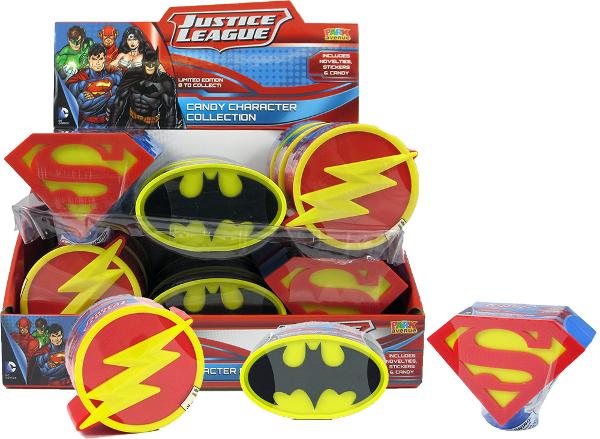 Justice League Candy Character Collection 10g - MNB Variety Imports