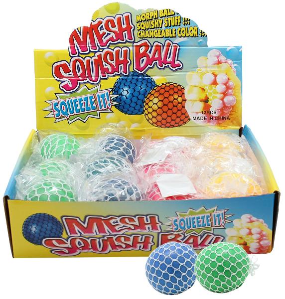 Mesh Net Squash Ball Assorted Colours - MNB Variety Imports