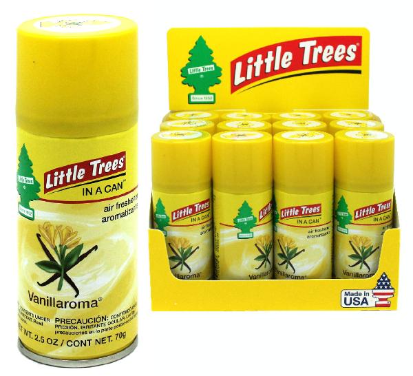 Little Trees in a Can Car Air Freshener Spray Vanilla 70g MNB Variety