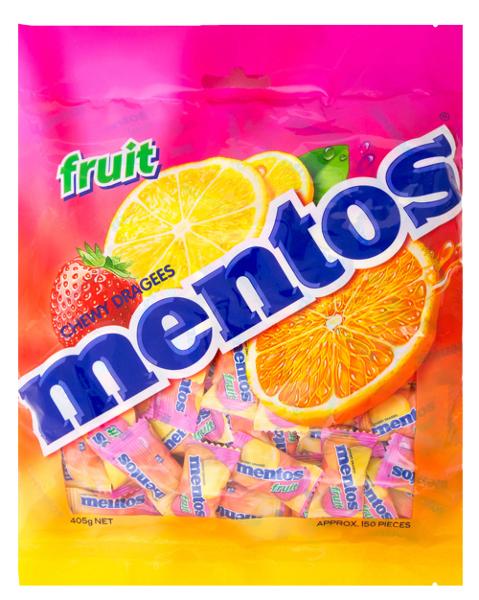 Mentos Fruit Bag 405gr (636857