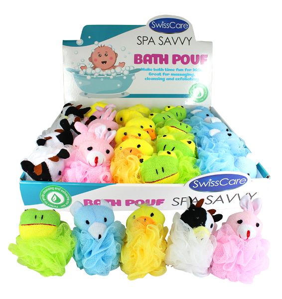 Kids Animal design Bath sponge MNB Variety Imports