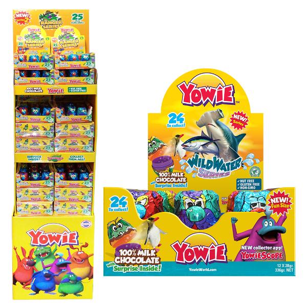 Yowie Milk Choco Stand 192x28g MNB Variety Imports