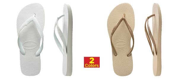 Havaianas Thongs White & Beige Assortment - MNB Variety Imports