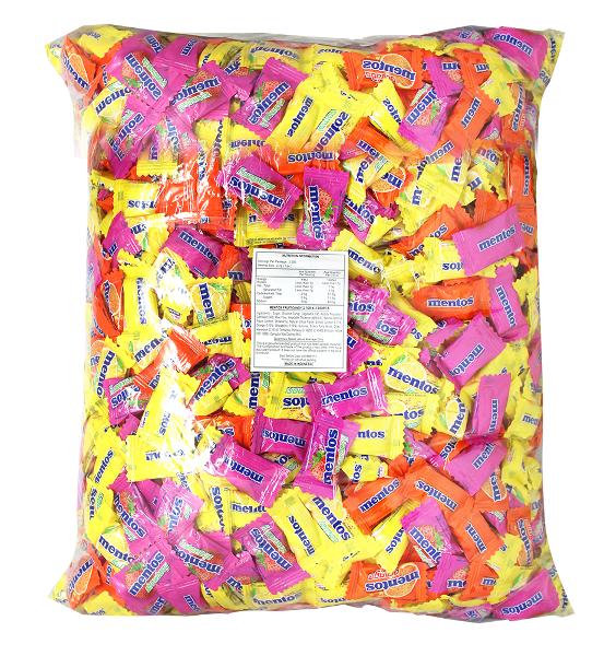 Mentos Fruit Candy Bag 5.4 Kg - MNB Variety Imports