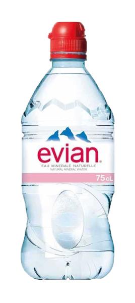 Evian Spring Water 750mL - MNB Variety Imports