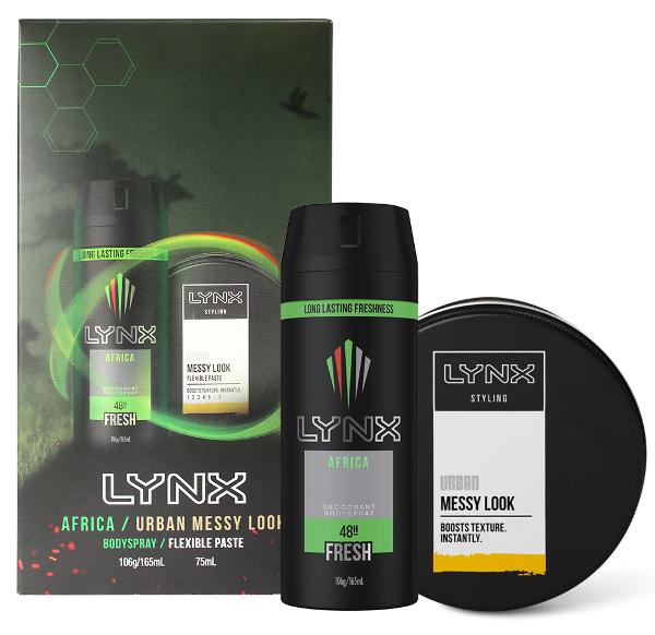 Lynx Africa / Urban Messy Look Duo Gift Set - MNB Variety Imports