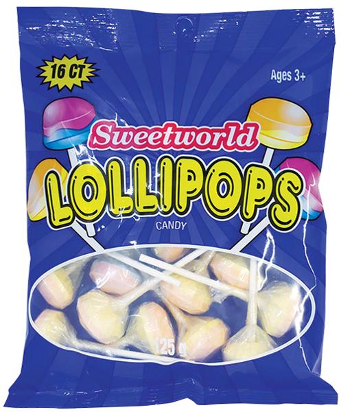 Sweetworld Lollipop 125g